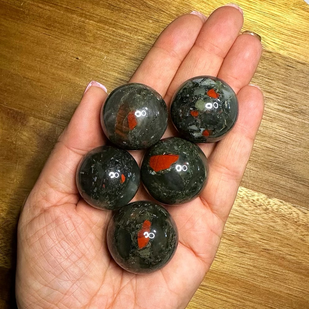 African Bloodstone Mini Sphere