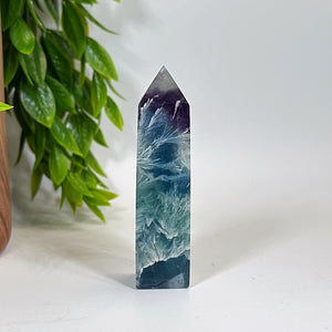 Feather Fluorite Tower