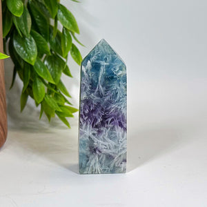 Feather Fluorite Tower