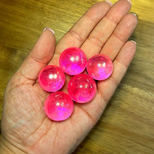 Pink Aura Quartz Mini Sphere
