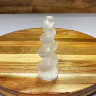 Selenite Unicorn Horn