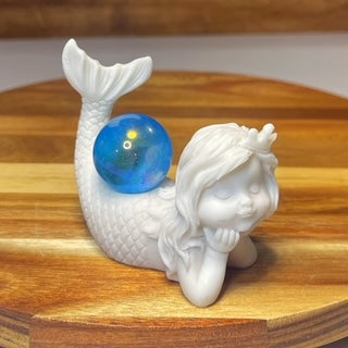 White Mermaid Holder