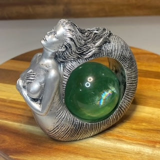 Silver Mermaid Holder