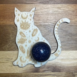 Wooden Cat Holder