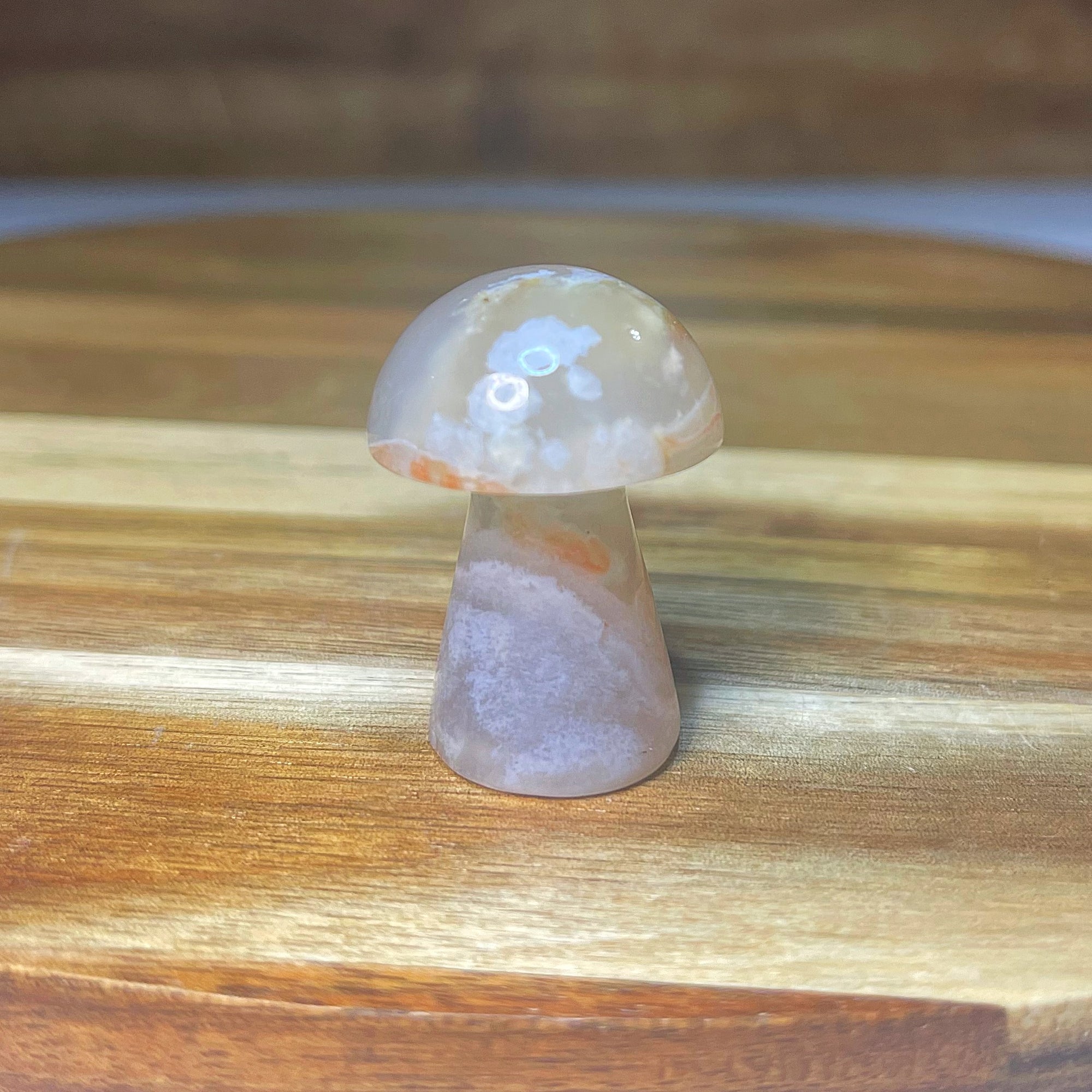 Flower Agate Mushroom