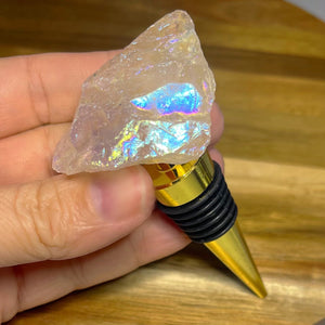 Angel Aura Quartz Wine Bottle Stopper