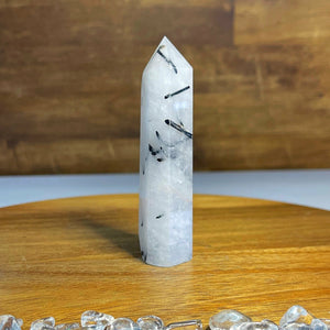 Black Tourmaline in Quartz